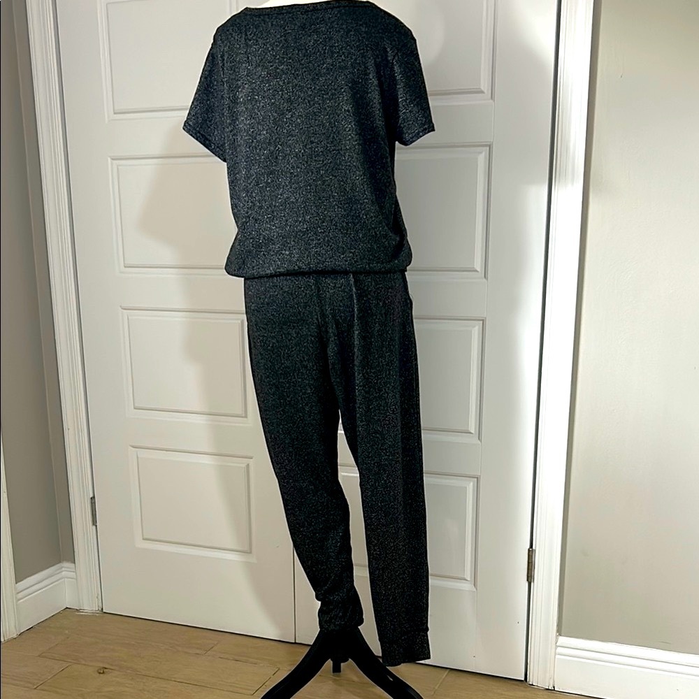 32 Degrees Women's Dark Gray Pajama Loungewear Set Super Soft and Comfy Pockets - Picture 5 of 12